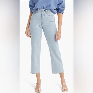 Levi’s | Ribcage High Waist Ankle Straight Leg Jeans (Bernal Love)